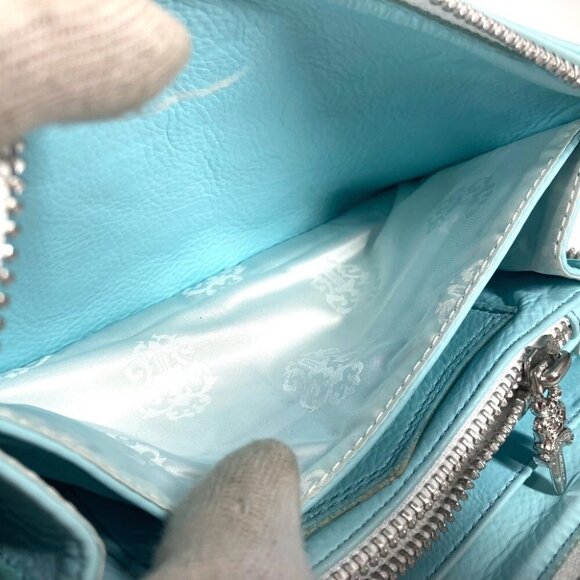 CHROME HEARTS REC ZIP 3PTCH 3 CEMETERY CLOTH PATCH Zip Around Long Wallet - Picture 15 of 15